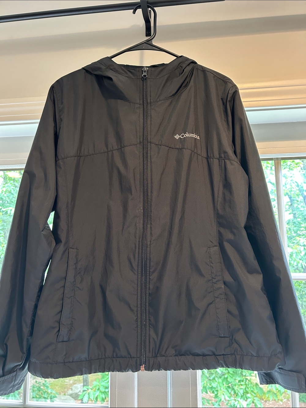Columbia Black Lightweight Hooded Jacket